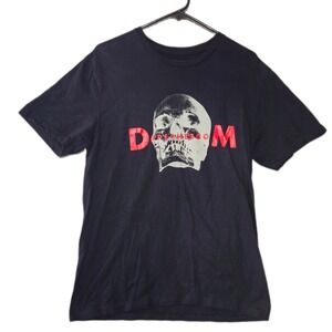 Depeche Mode Mens Medium Memento Mori World Tour 2023 Shirt Black Skull Graphic
